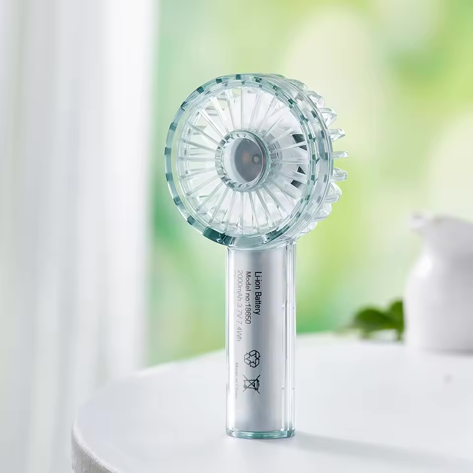 Clear Handy Mini Fan